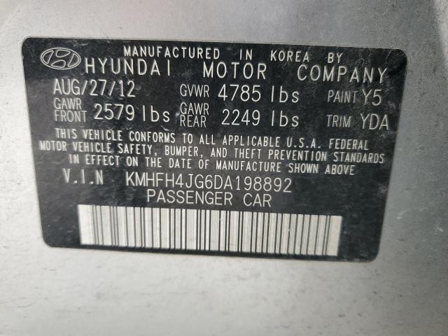 Photo 11 VIN: KMHFH4JG6DA198892 - HYUNDAI AZERA GLS 