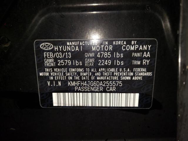 Photo 9 VIN: KMHFH4JG6DA255575 - HYUNDAI AZERA GLS 