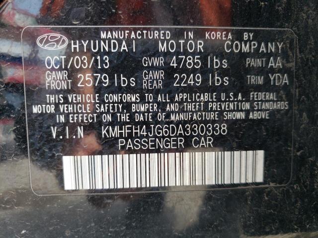 Photo 9 VIN: KMHFH4JG6DA330338 - HYUNDAI AZERA GLS 