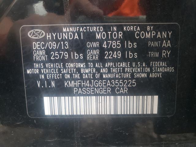 Photo 9 VIN: KMHFH4JG6EA355225 - HYUNDAI AZERA GLS 