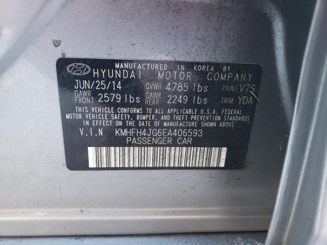 Photo 11 VIN: KMHFH4JG6EA406593 - HYUNDAI AZERA GLS 