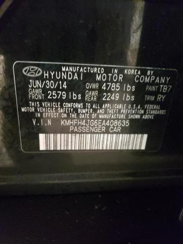 Photo 11 VIN: KMHFH4JG6EA408635 - HYUNDAI AZERA GLS 