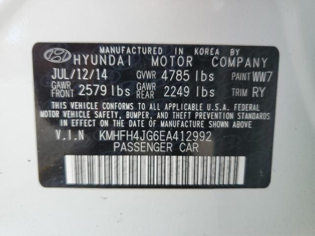 Photo 11 VIN: KMHFH4JG6EA412992 - HYUNDAI AZERA 