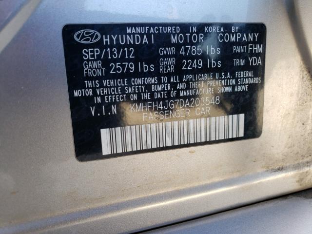 Photo 9 VIN: KMHFH4JG7DA203548 - HYUNDAI AZERA GLS 