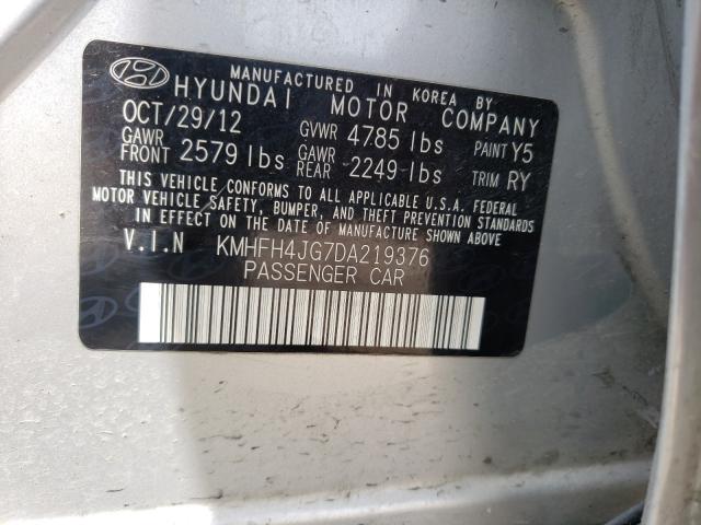 Photo 9 VIN: KMHFH4JG7DA219376 - HYUNDAI AZERA GLS 