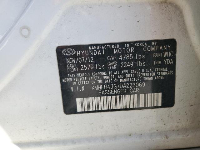 Photo 11 VIN: KMHFH4JG7DA223069 - HYUNDAI AZERA 