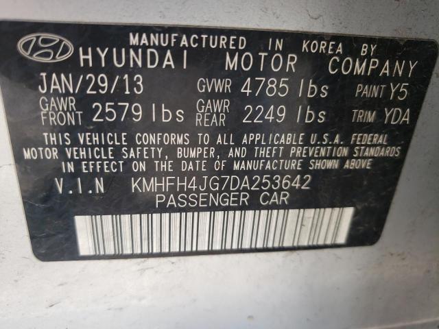 Photo 9 VIN: KMHFH4JG7DA253642 - HYUNDAI AZERA GLS 