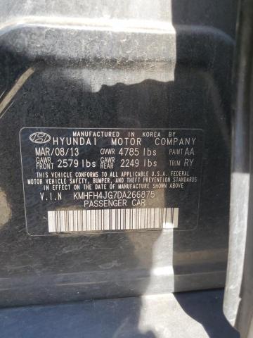 Photo 11 VIN: KMHFH4JG7DA266875 - HYUNDAI AZERA 