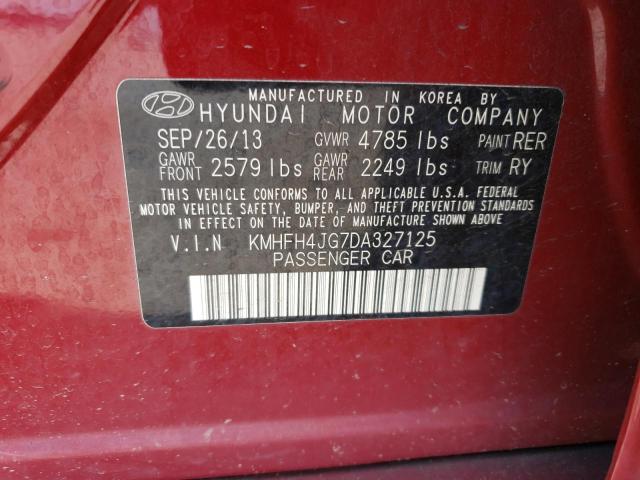 Photo 9 VIN: KMHFH4JG7DA327125 - HYUNDAI AZERA GLS 