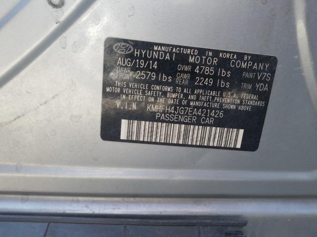 Photo 9 VIN: KMHFH4JG7EA421426 - HYUNDAI AZERA GLS 