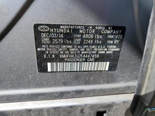 Photo 12 VIN: KMHFH4JG7FA447459 - HYUNDAI AZERA LIMI 