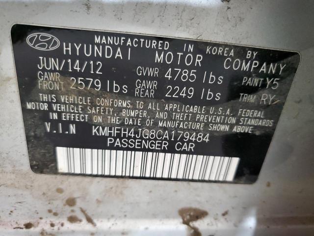 Photo 11 VIN: KMHFH4JG8CA179484 - HYUNDAI AZERA GLS 