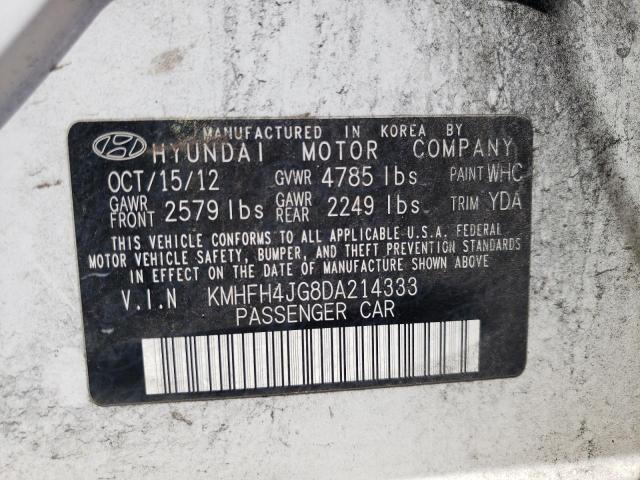 Photo 9 VIN: KMHFH4JG8DA214333 - HYUNDAI AZERA GLS 