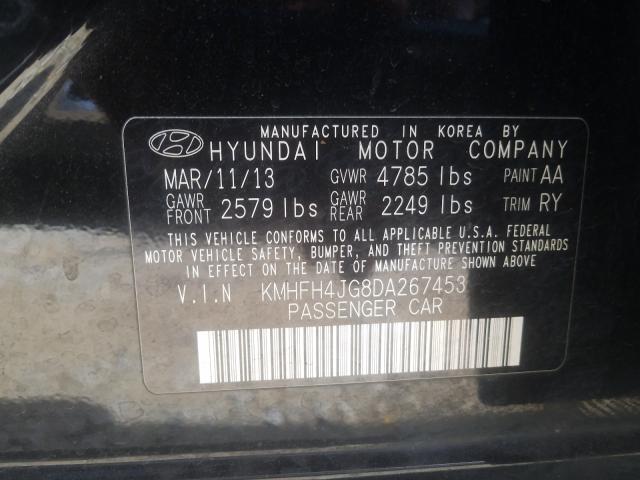 Photo 9 VIN: KMHFH4JG8DA267453 - HYUNDAI AZERA GLS 