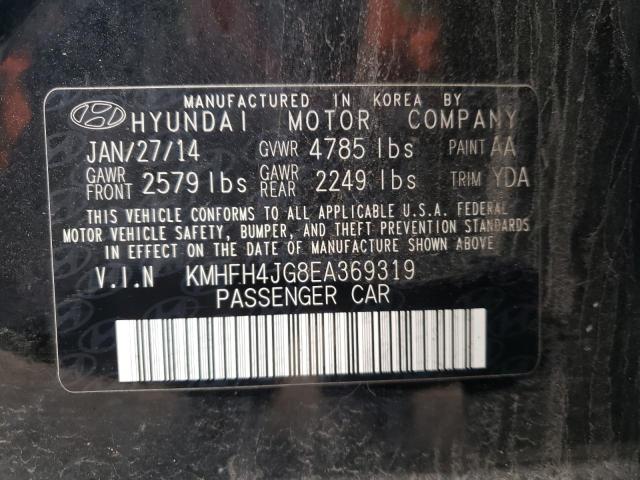 Photo 11 VIN: KMHFH4JG8EA369319 - HYUNDAI AZERA 