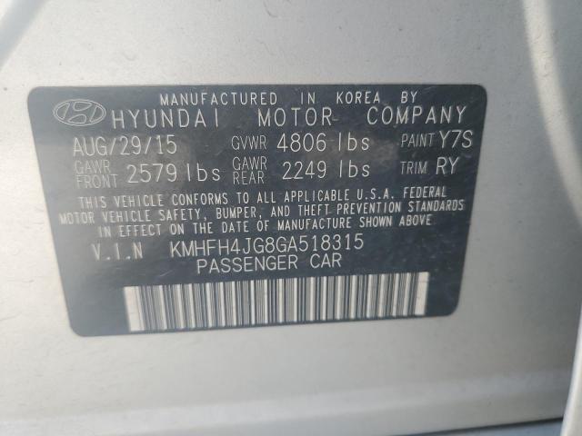 Photo 11 VIN: KMHFH4JG8GA518315 - HYUNDAI AZERA LIMI 