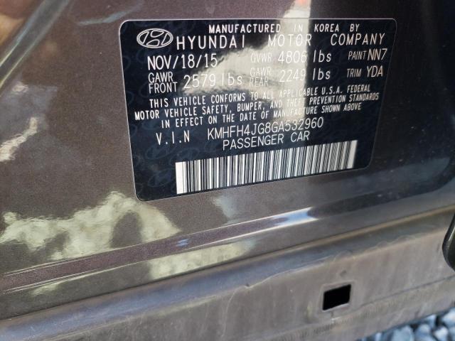 Photo 11 VIN: KMHFH4JG8GA532960 - HYUNDAI AZERA LIMI 