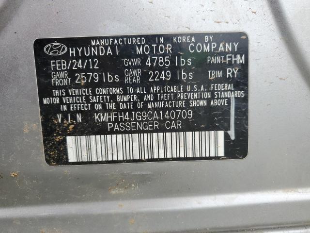 Photo 12 VIN: KMHFH4JG9CA140709 - HYUNDAI AZERA 