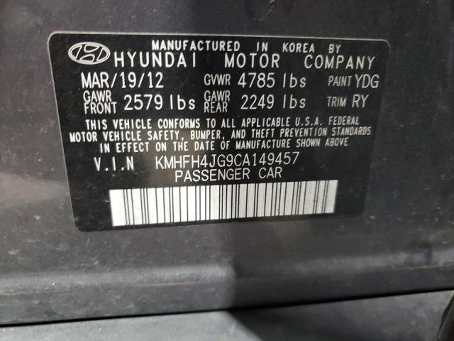 Photo 11 VIN: KMHFH4JG9CA149457 - HYUNDAI AZERA GLS 