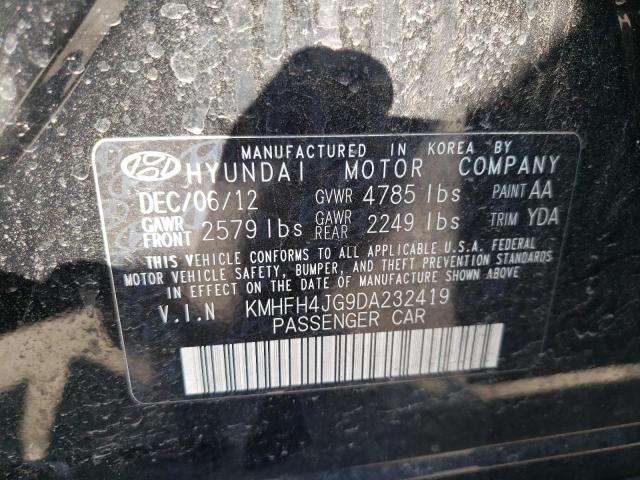 Photo 11 VIN: KMHFH4JG9DA232419 - HYUNDAI AZERA GLS 