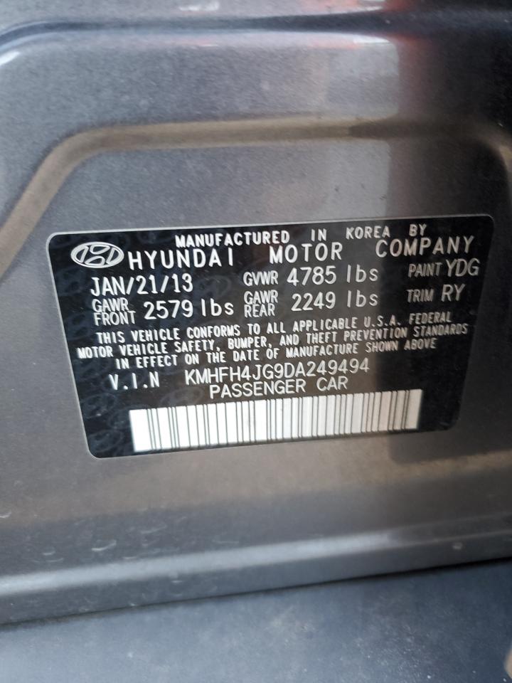 Photo 11 VIN: KMHFH4JG9DA249494 - HYUNDAI AZERA 