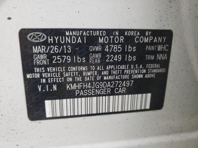 Photo 9 VIN: KMHFH4JG9DA272497 - HYUNDAI AZERA GLS 