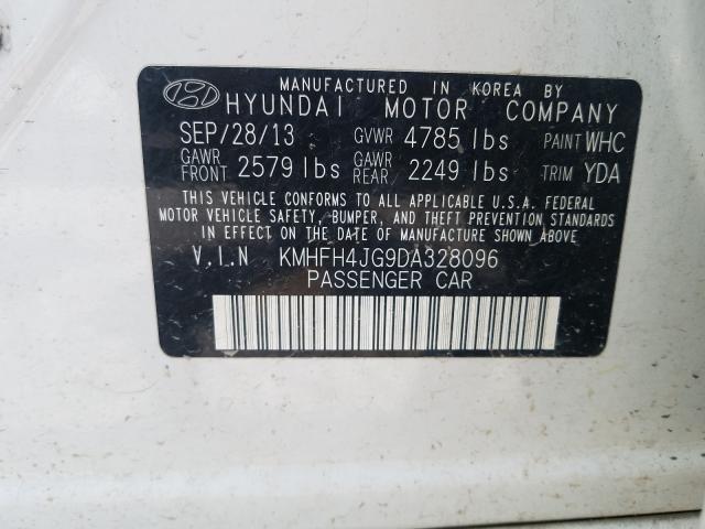 Photo 9 VIN: KMHFH4JG9DA328096 - HYUNDAI AZERA GLS 