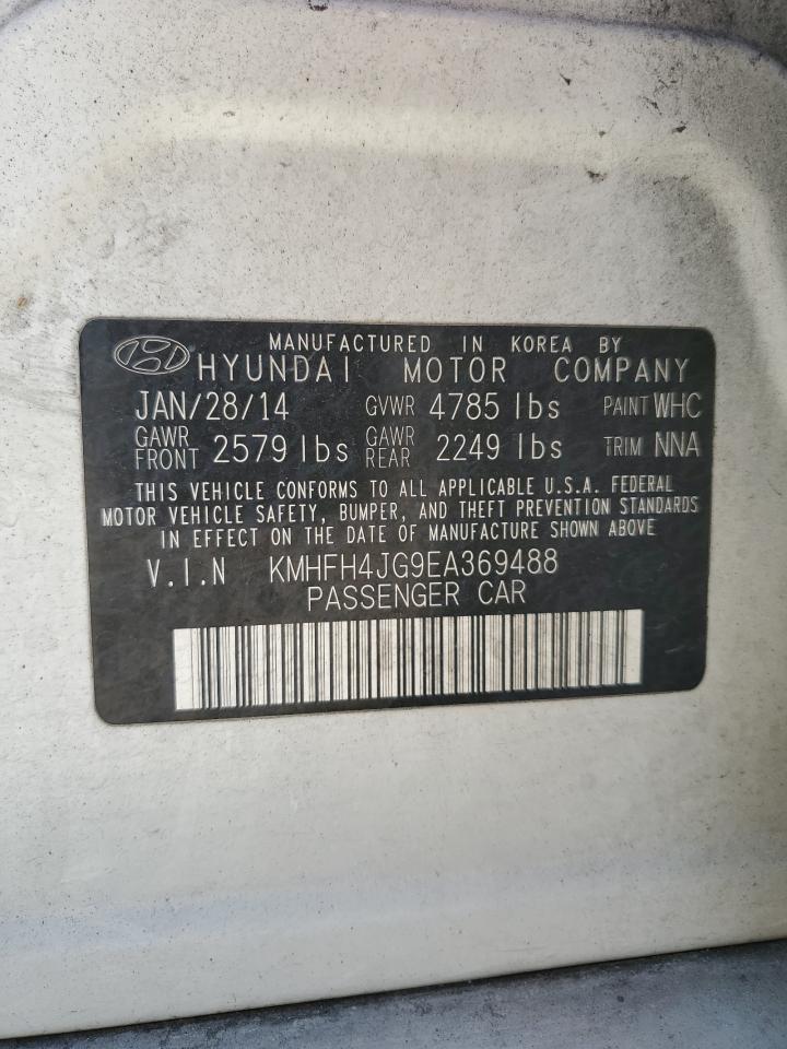 Photo 11 VIN: KMHFH4JG9EA369488 - HYUNDAI AZERA 