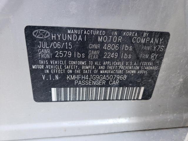 Photo 12 VIN: KMHFH4JG9GA507968 - HYUNDAI AZERA LIMI 