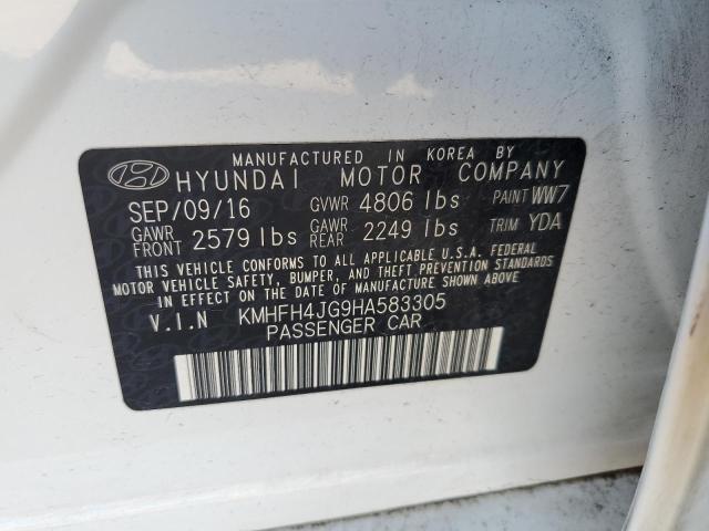 Photo 9 VIN: KMHFH4JG9HA583305 - HYUNDAI AZERA LIMI 