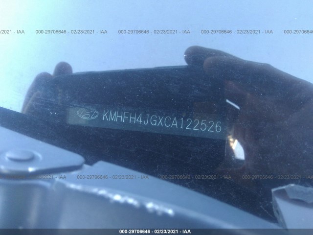 Photo 8 VIN: KMHFH4JGXCA122526 - HYUNDAI AZERA 