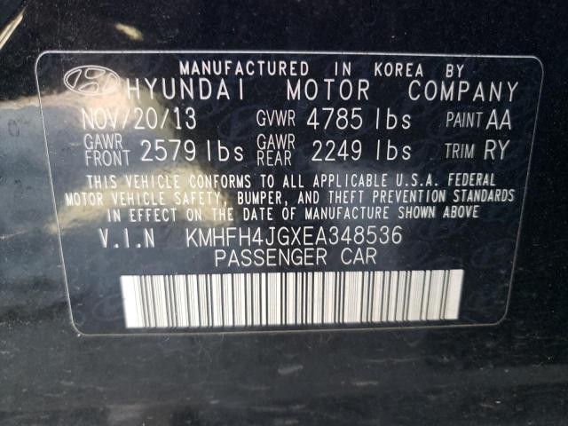 Photo 9 VIN: KMHFH4JGXEA348536 - HYUNDAI AZERA GLS 