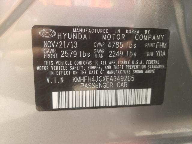 Photo 9 VIN: KMHFH4JGXEA349265 - HYUNDAI AZERA GLS 