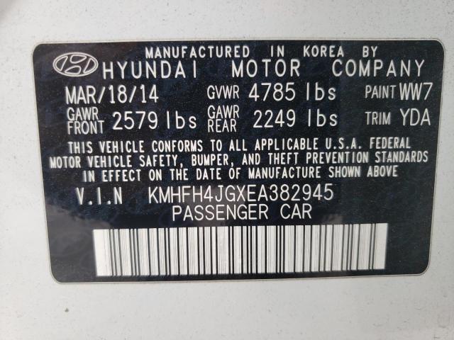 Photo 11 VIN: KMHFH4JGXEA382945 - HYUNDAI AZERA GLS 