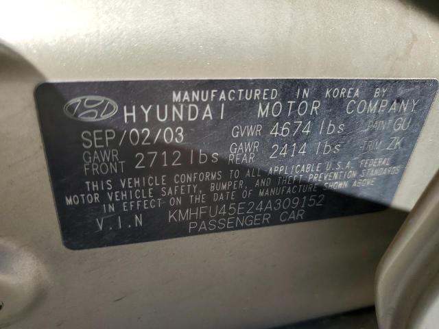 Photo 11 VIN: KMHFU45E24A309152 - HYUNDAI XG 350 