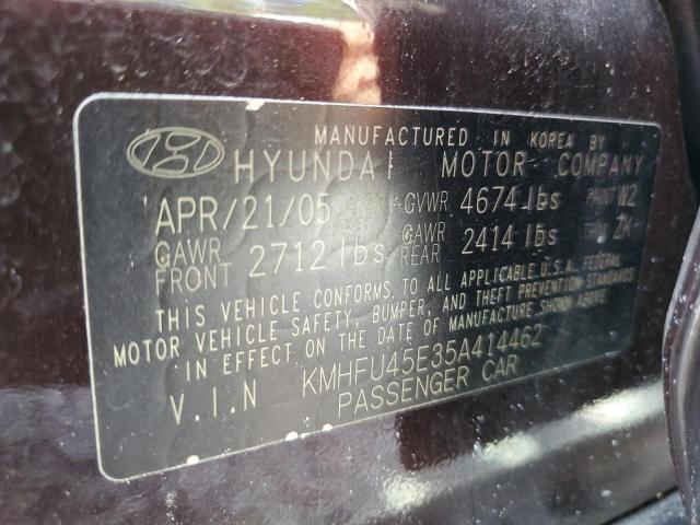 Photo 11 VIN: KMHFU45E35A414462 - HYUNDAI GRANDEUR 