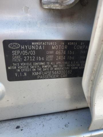 Photo 11 VIN: KMHFU45E54A310182 - HYUNDAI XG 350 