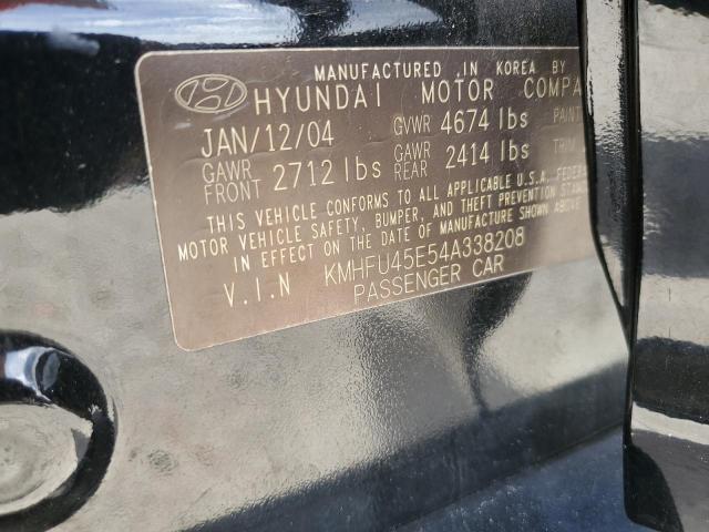 Photo 12 VIN: KMHFU45E54A338208 - HYUNDAI GRANDEUR 