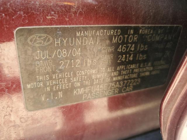 Photo 11 VIN: KMHFU45E75A377223 - HYUNDAI XG 350 