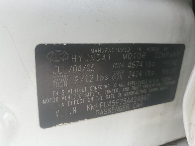 Photo 12 VIN: KMHFU45E75A424847 - HYUNDAI GRANDEUR 