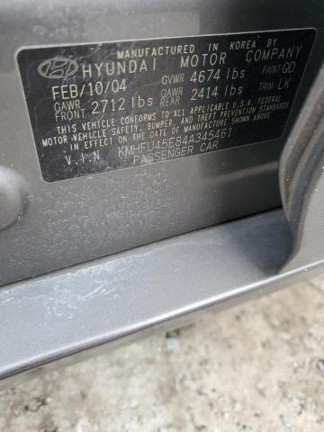 Photo 11 VIN: KMHFU45E84A345461 - HYUNDAI GRANDEUR 