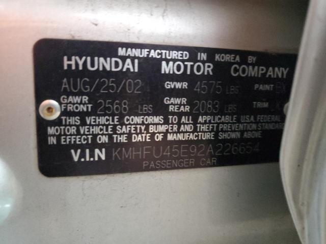 Photo 11 VIN: KMHFU45E92A226654 - HYUNDAI XG 350 