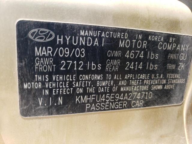 Photo 11 VIN: KMHFU45E94A274710 - HYUNDAI XG 350 