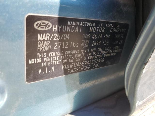 Photo 11 VIN: KMHFU45E94A357456 - HYUNDAI XG 350 