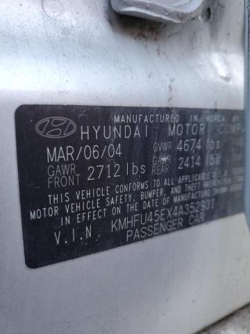 Photo 11 VIN: KMHFU45EX4A352931 - HYUNDAI XG 350 