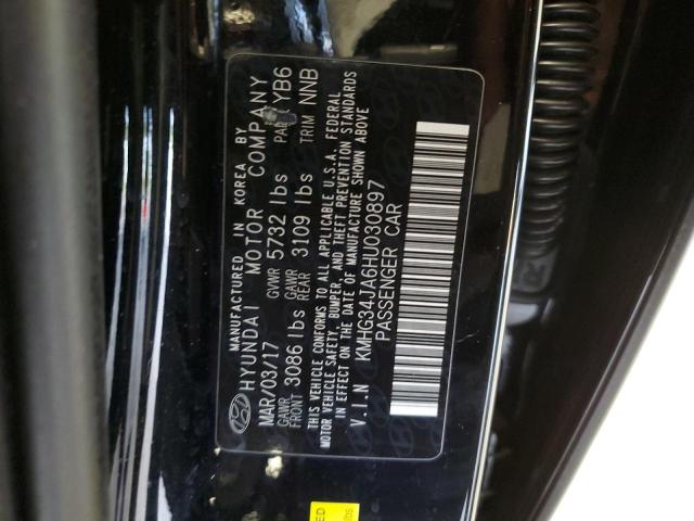 Photo 11 VIN: KMHG34JA6HU030897 - GENESIS G90 PREMIU 