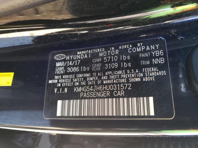 Photo 11 VIN: KMHG54JH6HU031572 - GENESIS G90 