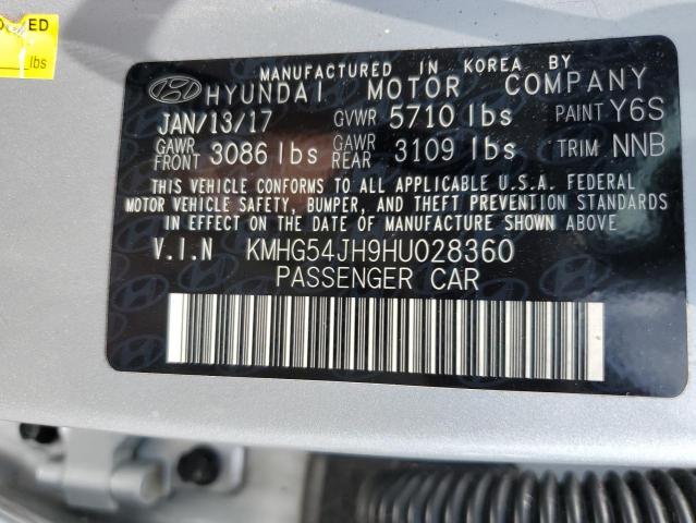 Photo 11 VIN: KMHG54JH9HU028360 - GENESIS G90 ULTIMA 