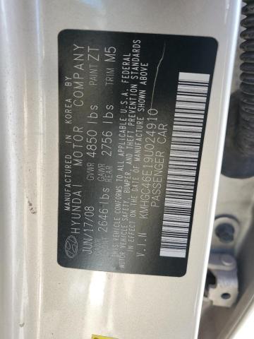 Photo 11 VIN: KMHGC46E19U024910 - HYUNDAI GENESIS 