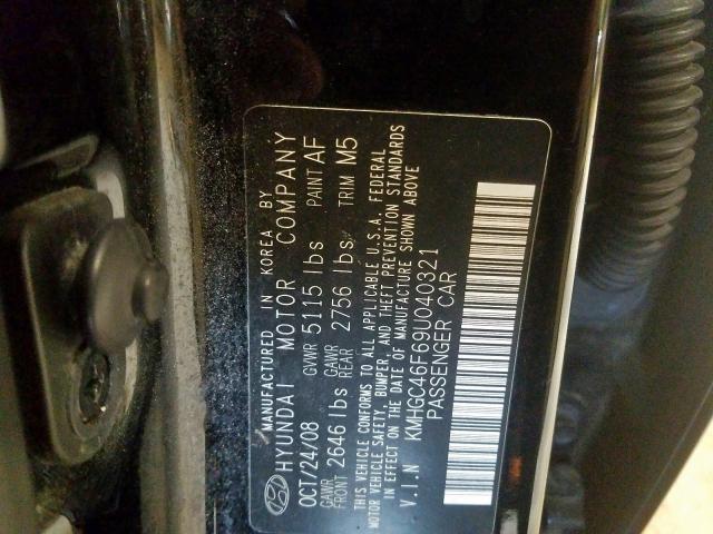 Photo 9 VIN: KMHGC46F69U040321 - HYUNDAI GENESIS 4. 